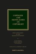 Cover of Copinger and Skone James on Copyright 18th ed: 1st Supplement