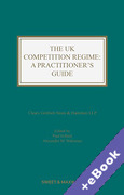 Cover of UK Competition Regime: A Practitioner&#8217;s Guide (Book & eBook Pack)