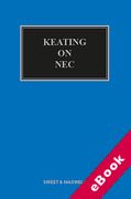 Cover of Keating on NEC (eBook)