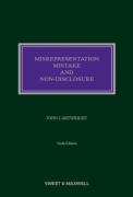 Cover of Misrepresentation, Mistake and Non-Disclosure