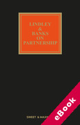 Cover of Lindley & Banks on Partnership (eBook)