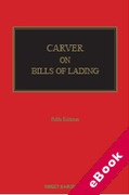 Cover of Carver on Bills of Lading (eBook)