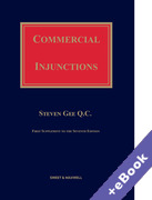 Cover of Commercial Injunctions 7th ed: 1st Supplement (Book & eBook Pack)