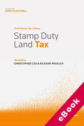 Cover of Stamp Duty Land Tax (eBook)