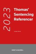 Cover of Thomas' Sentencing Referencer 2023