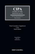 Cover of CIPA Guide to the Patents Acts 9th ed: 3rd Supplement