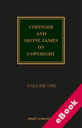 Cover of Copinger and Skone James on Copyright 18th ed with 2nd Supplement (eBook)