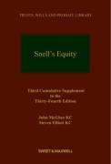 Cover of Snell's Equity 34th ed: 3rd Supplement