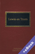 Cover of Lewin on Trusts 20th edition with 1st Supplement (Book & eBook Pack)