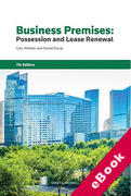 Cover of Business Premises: Possession and Lease Renewal (eBook)