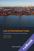 Cover of Law of International Trade: Cross Border Commercial Transactions (Book & eBook Pack)