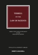 Cover of Terrell on the Law of Patents 19th ed: 3rd Supplement