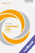 Cover of Contract Law: The Fundamentals (Book & eBook Pack)