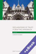 Cover of Declarations of Trust: A Drafting Handbook (Book & eBook Pack)