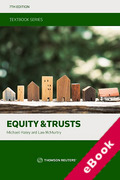 Cover of Equity & Trusts Textbook (eBook)