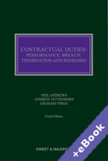 Cover of Contractual Duties: Performance, Breach, Termination and Remedies (Book & eBook Pack)
