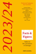 Cover of Facts & Figures 2023/24: Tables for the Calculation of Damages