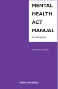 Cover of Mental Health Act Manual
