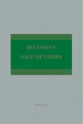 Cover of Benjamin's Sale of Goods