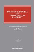 Cover of Jackson & Powell on Professional Liability 9th ed: 2nd Supplement