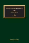 Cover of Dicey, Morris & Collins The Conflict of Laws 16th ed with 1st Supplement