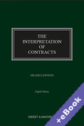 Cover of The Interpretation of Contracts (Book & eBook Pack)