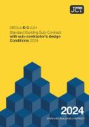 Cover of JCT Standard Building Sub-Contract with Sub-Contractor's Design Conditions 2024 (SBCSub/D/C)