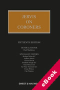 Cover of Jervis on Coroners (eBook)