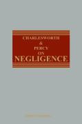 Cover of Charlesworth & Percy on Negligence 15th ed with 2nd Supplement