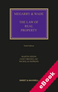 Cover of Megarry & Wade: The Law of Real Property (eBook)