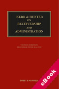 Cover of Kerr & Hunter on Receivership and Administration (eBook)