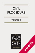 Cover of The White Book Service 2024: Civil Procedure Volumes 1 & 2 (eBook)