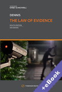 Cover of The Law of Evidence (Book & eBook Pack)