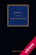 Cover of Terrell on the Law of Patents (eBook)