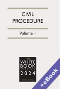 Cover of The White Book Service 2024: Civil Procedure Volumes 1 & 2 (Book & eBook Pack)