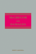 Cover of McGregor on Damages