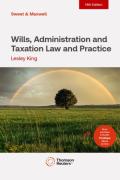 Cover of Wills, Administration and Taxation Law and Practice