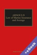 Cover of Arnould's Law of Marine Insurance and Average (Book & eBook Pack)