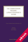 Cover of UK Competition Regime: A Practitioner’s Guide (eBook)