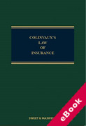 Cover of Colinvaux's Law of Insurance 13th ed with 2nd Supplement (eBook)