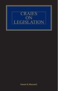 Cover of Craies on Legislation: A Practitioner's Guide to the Nature, Process, Effect and Interpretation of Legislation