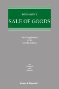 Cover of Benjamin's Sale of Goods 12th ed: 1st Supplement