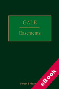 Cover of Gale on Easements (eBook)