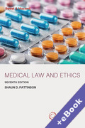 Cover of Medical Law and Ethics (Book & eBook Pack)