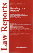 Cover of Housing Law Reports: Issues Only