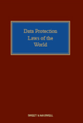 Cover of Data Protection Laws of the World Looseleaf