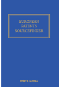 Cover of European Patents Sourcefinder Looseleaf (CIPA)