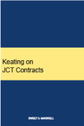 Cover of Keating on JCT Contracts Looseleaf with CD (CBR Only)