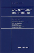 Cover of Administrative Court Digest: Issues Only