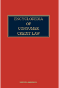 Cover of Encyclopedia of Consumer Credit Law Looseleaf